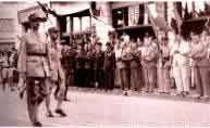 حلب 13 آب 1942 - الجنرال ديغول يستعرض القوات الفرنسية
