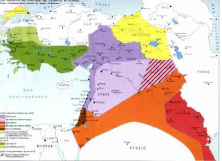 فرنسا لسوريا احتلال الاستعمار الفرنسي